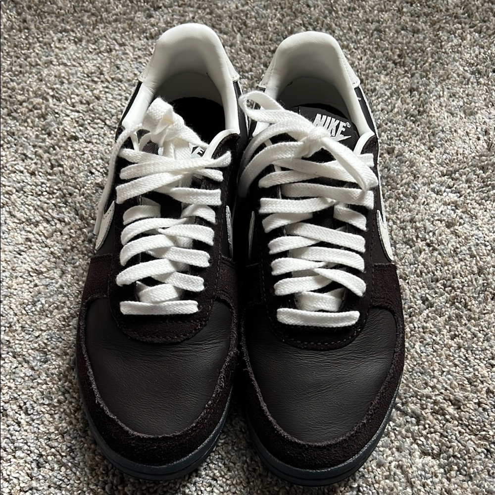 Nike Brown and White Classic (golf) Sneakers